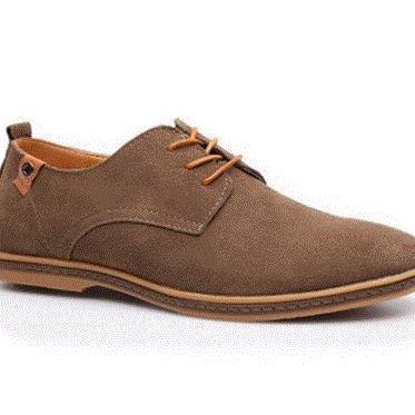 Elegante Herren-Oxfords aus Nubukleder für Frühling und Herbst