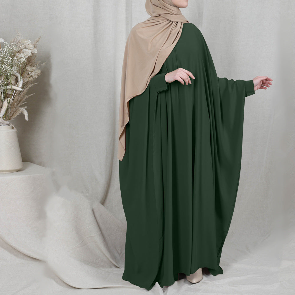 Eid Hooded Muslim Women Hijab Dress Prayer Garment Jilbab Abaya Long Khimar Full Cover Ramadan Gown Abayas Islamic Clothes Niqab - nargis