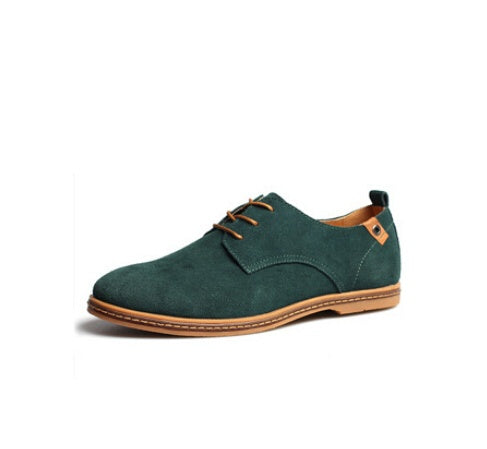 Elegante Herren-Oxfords aus Nubukleder für Frühling und Herbst