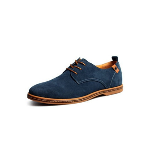 Elegante Herren-Oxfords aus Nubukleder für Frühling und Herbst