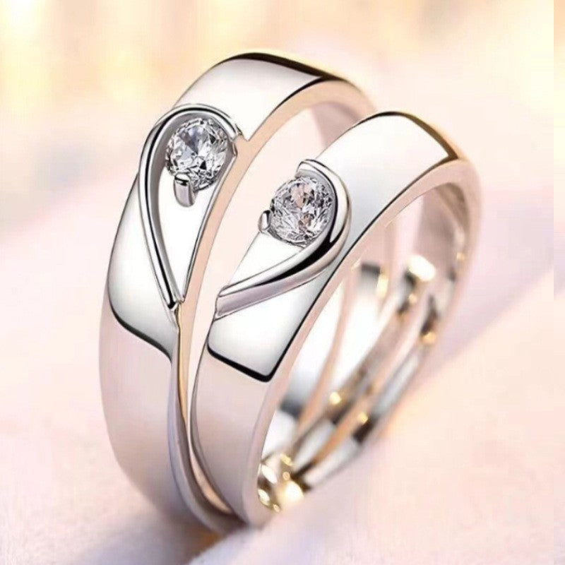 Couple Ring Korean Edition Minimalist - nargis