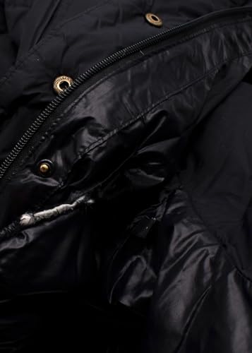 Moncler Secondhand Grenoble Beverley Skijacke mit Pelzbesatz