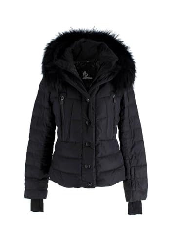 Moncler Secondhand Grenoble Beverley Skijacke mit Pelzbesatz