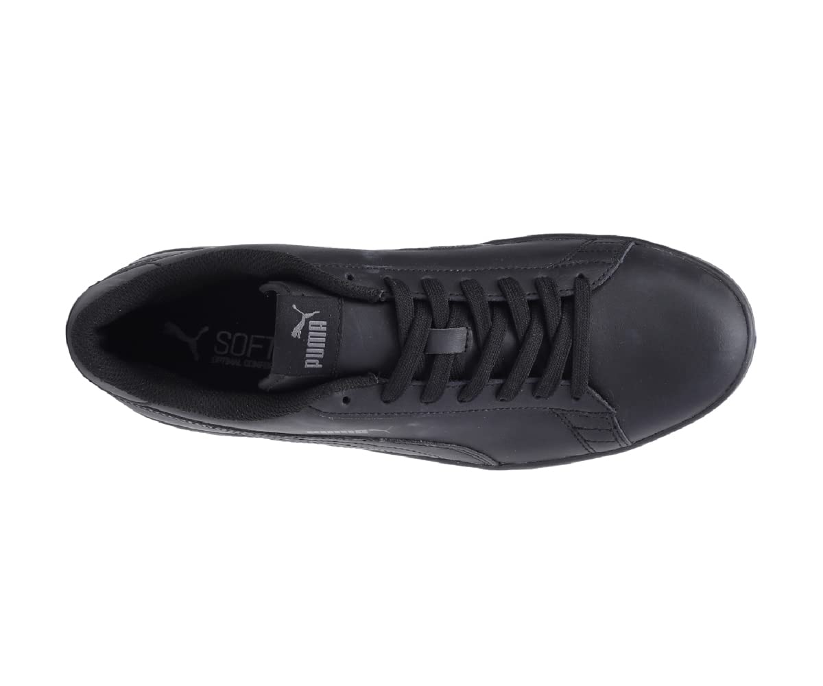 PUMA Unisex Puma Smash v2 L Low-Top, Puma Black-Puma Black, 47 EU