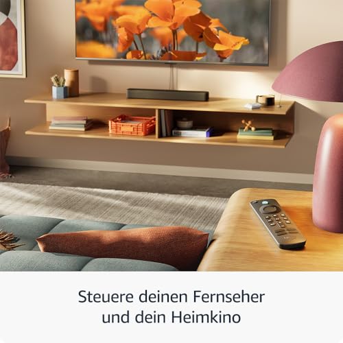 Amazon Alexa-Sprachfernbedienung mit TV-Steuerungstasten, erfordert kompatibles Fire TV-Gerät