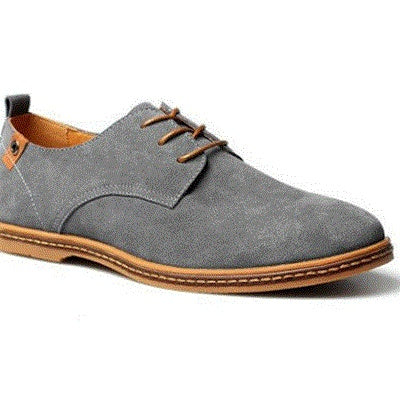 Elegante Herren-Oxfords aus Nubukleder für Frühling und Herbst