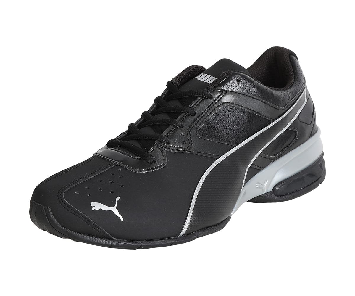 PUMA Herren Tazon 6 FM Low-Top Trainer, Puma Black-Puma Silver, 44 EU