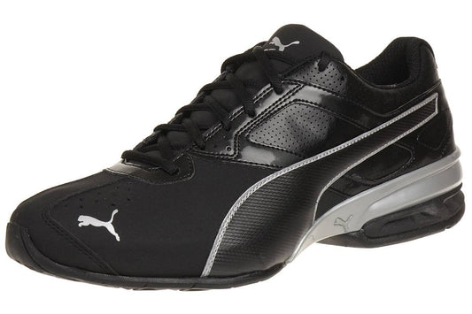 PUMA Herren Tazon 6 FM Low-Top Trainer, Puma Black-Puma Silver, 44 EU