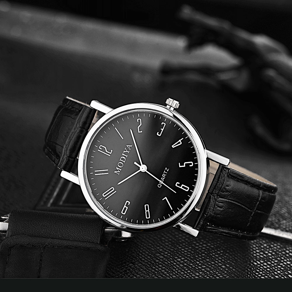 Men's Fashion Simple Belt Quartz Watch - nargis