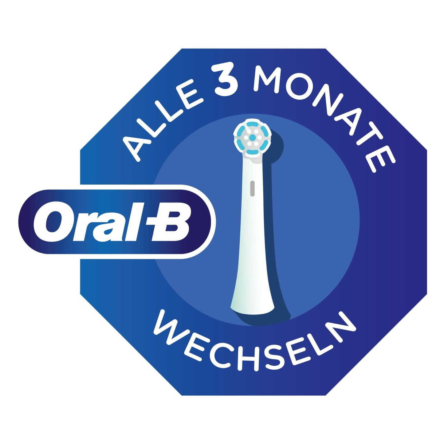 Oral-B iO Sanfte Reinigung Aufsteckbürsten für elektrische Zahnbürste, 6 Stück, sanfte Zahnreinigung, Zahnbürstenaufsatz für Oral-B iO Zahnbürsten, briefkastenfähige Verpackung