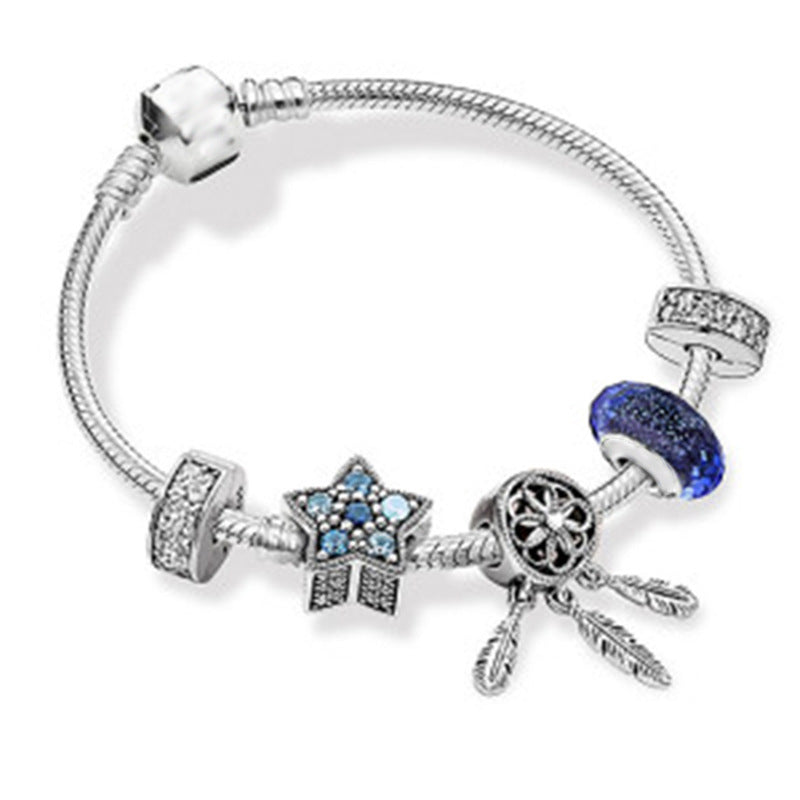 Quaste Traumfänger Lady Armband Stern Strass - nargis