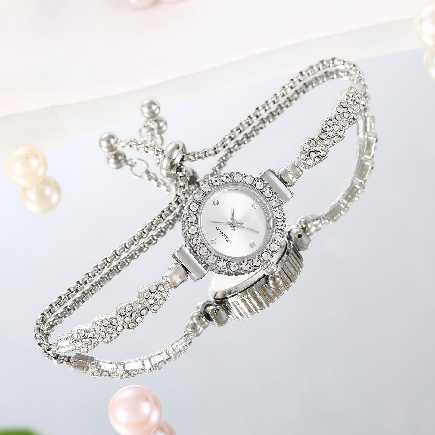 Verstellbare Armbanduhr Quarzuhr für Damen - nargis