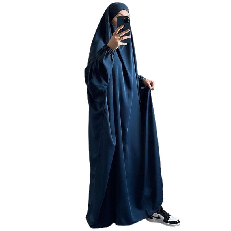 Amazon Abaya Dubai Turkey One-piece Prayer Dress - nargis