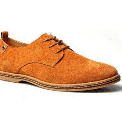 Elegante Herren-Oxfords aus Nubukleder für Frühling und Herbst