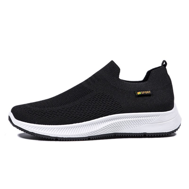 Spring Sports Leisure Cloth Shoes Flying Woven Thin Mesh Shoes - nargis